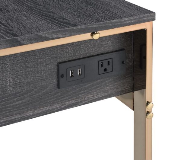 Perle Writing Desk 92715 by ACME 16