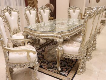 Handmade Liza Beige Dinning Table