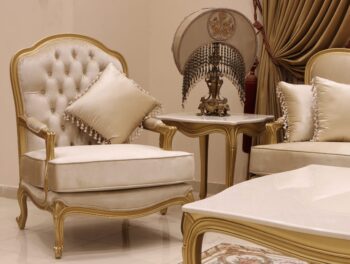 Handmade Aysel Beige Chair