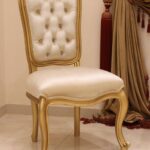 Handmade Aysel Gold Dinning Side Chair 14