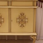 Handmade Aysel Gold Buffet With Mirror 19