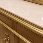 Handmade Aysel Gold Buffet With Mirror 20