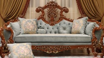 Handmade Zayn Mint Green Sofa