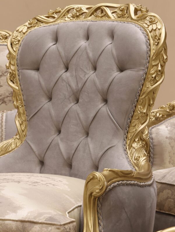 Handmade Meta Silver Chair 1 - Image 8