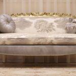 Handmade 5Pcs Meta Silver Sofa Set 33