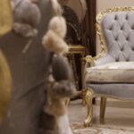 Handmade 5Pcs Meta Silver Sofa Set 35
