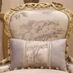 Handmade 5Pcs Meta Silver Sofa Set 36