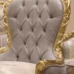 Handmade 5Pcs Meta Silver Sofa Set 42