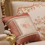 Handmade Beige Rose Sofa 19