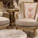 Handmade Beige Rose Chair 1 18