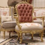 Handmade Beige Rose Chair 2 18