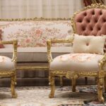 Handmade Beige Rose Chair 2 21