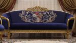 Handmade Ocean Blue Sofa 21