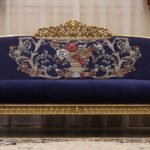 Handmade 4Pcs Ocean Blue Sofa Set 30