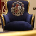 Handmade 4Pcs Ocean Blue Sofa Set 36