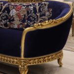 Handmade 4Pcs Ocean Blue Sofa Set 37