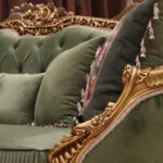 Handmade Wild Green Loveseat 17