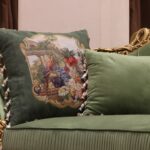 Handmade Wild Green Loveseat 18
