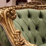 Handmade Wild Green Loveseat 19