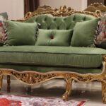 Handmade Wild Green Sofa Set 23