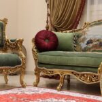 Handmade Wild Green Sofa Set 28