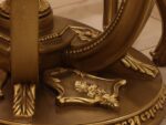 Handmade 7Pcs Palm Gold Dinning Table Set 31