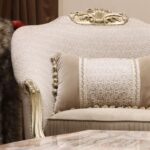 Handmade 6Pcs Omega Beige Sofa Set 43