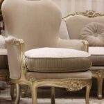 Handmade 6Pcs Omega Beige Sofa Set 50