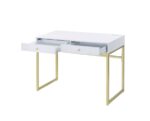 Coleen Writing Desk W/USB 93052 by ACME 12
