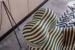 610 Barrel Chair Upholstery with Ottoman by Artisan Furniture 43