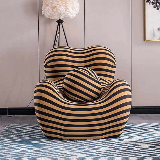 612 Barrel Chair with Ottoman by Artisan Furniture