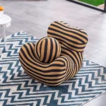 612 Barrel Chair with Ottoman by Artisan Furniture Living Chairs Mobilia Cleopatra 30 612 Barrel Chair with Ottoman by Artisan Furniture 30