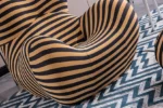 612 Barrel Chair with Ottoman by Artisan Furniture Living Chairs Mobilia Cleopatra 38 612 Barrel Chair with Ottoman by Artisan Furniture 38