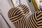 612 Barrel Chair with Ottoman by Artisan Furniture Living Chairs Mobilia Cleopatra 39 612 Barrel Chair with Ottoman by Artisan Furniture 39