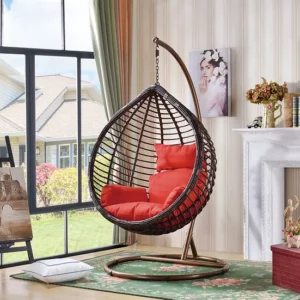 F036 Outdoor Swing Chair With Stand by Artisan Furniture