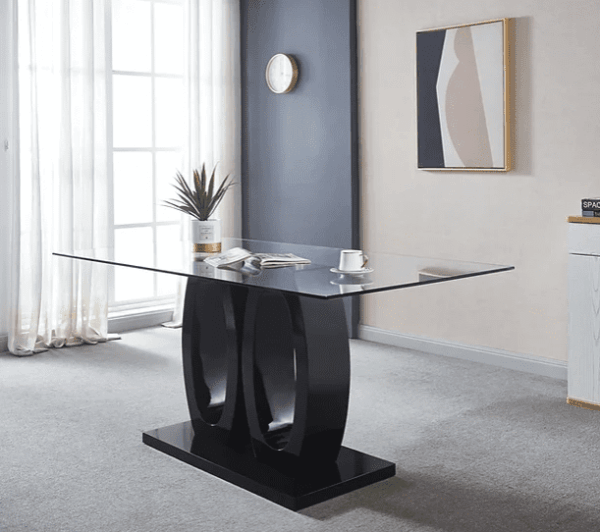 RDT399 Dining Table with Tempered Glass Top by Artisan Furniture 11