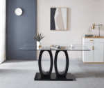 RDT399 Dining Table with Tempered Glass Top by Artisan Furniture 23