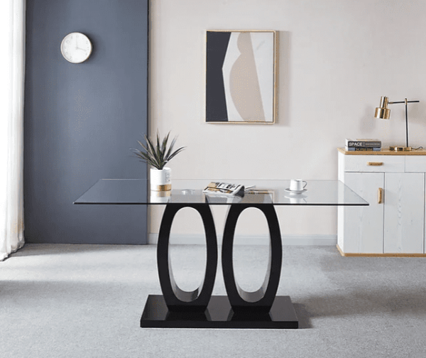 RDT399 Dining Table with Tempered Glass Top by Artisan Furniture 15