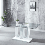 RDT399 Dining Table with Tempered Glass Top by Artisan Furniture 25