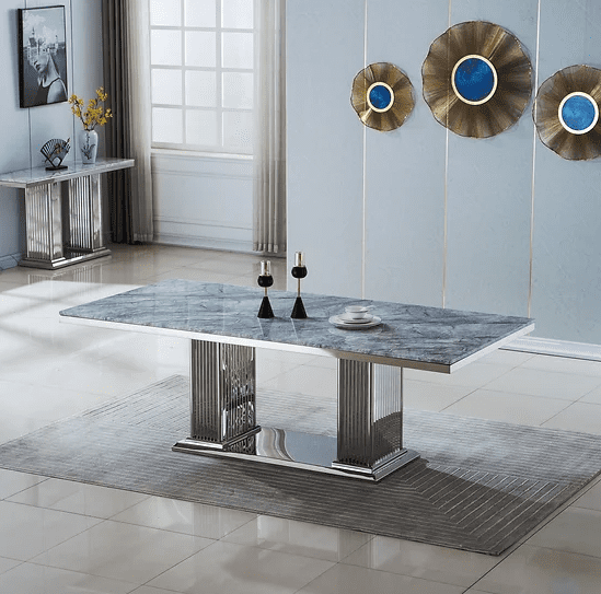 DT311SMG Marble Dining Table by Artisan Furniture