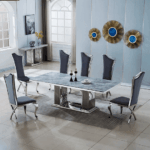 DT311SMG Marble Dining Table by Artisan Furniture Dining Room Furniture Mobilia Cleopatra 45 DT311SMG Marble Dining Table by Artisan Furniture 45