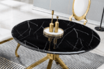DT203GMB Round Marble Dining Table by Artisan Furniture Luxury Dining Tables Mobilia Cleopatra 15 DT203GMB Round Marble Dining Table by Artisan Furniture 15