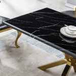 DT201GMB Marble Dining Room Table Legs Metal by Artisan Furniture 20