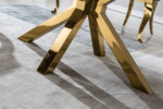 DT201GMB Marble Dining Room Table Legs Metal by Artisan Furniture 22