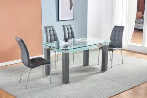 Jd150 Glass Top Dining Table By Artisan Furniture | Mobilia Cleopatra JD150 Glass Top Dining Table by Artisan Furniture
