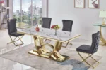 RDT315GM Marble Top Dining Table by Artisan Furniture 9