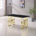 RDT213GMB Black Marble Dining Table by Artisan Furniture Luxury Dining Tables Mobilia Cleopatra 18 RDT213GMB Black Marble Dining Table by Artisan Furniture 18