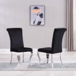 DCK86 Dining chairs with Stainless Steel Legs by Artisan Furniture 30