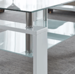 A08-2 Glass Top Wood Table Coffee Table by Artisan furniture Luxury Coffee Tables Mobilia Cleopatra 37 A08-2 Glass Top Wood Table Coffee Table by Artisan furniture 37