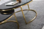 CT1033 Coffee Table For Sectional With Chaise by Artisan Furniture Luxury Coffee Tables Mobilia Cleopatra 19 CT1033 Coffee Table For Sectional With Chaise by Artisan Furniture 19